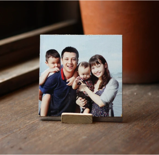 personalize square with text